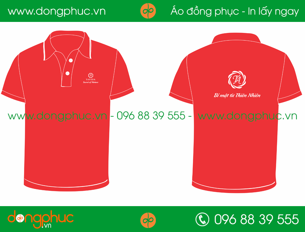 Áo phông đồng phục công ty TAVIDA